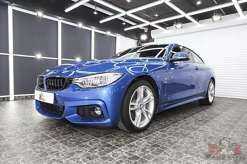BMW 435 Восстановительная полировка кузова с последующей защитой SunTek PPF и керамикой