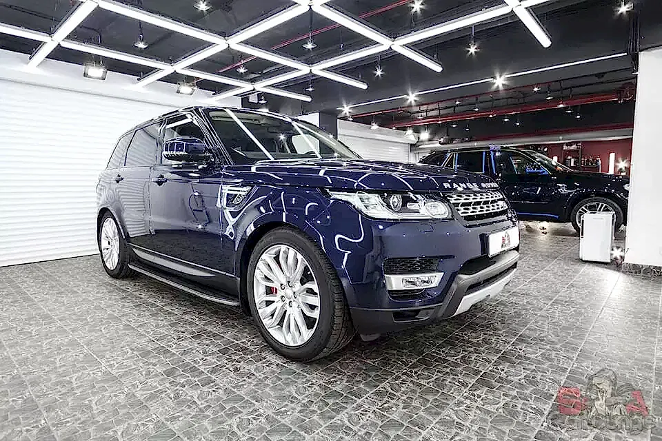 Полная оклейка Range Rover Sport в полиуретановую пленку SunTek PPF - Костанай