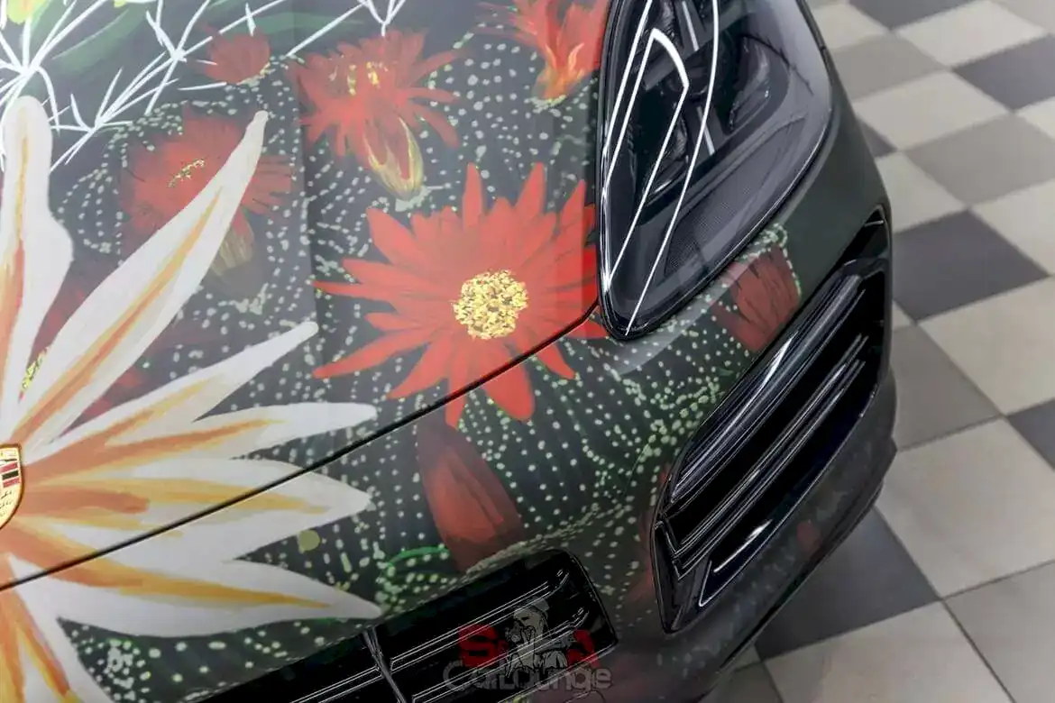 Винилография для Porsche Cayenne в нашем Детейлинг центре SA carlounge 